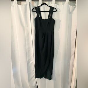 NWT!!! Xscape Chic Hunter Green Strapless Dress